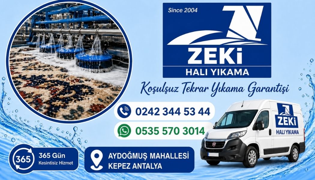 Kepez Aydoğmuş Mahallesi Halı Yıkama